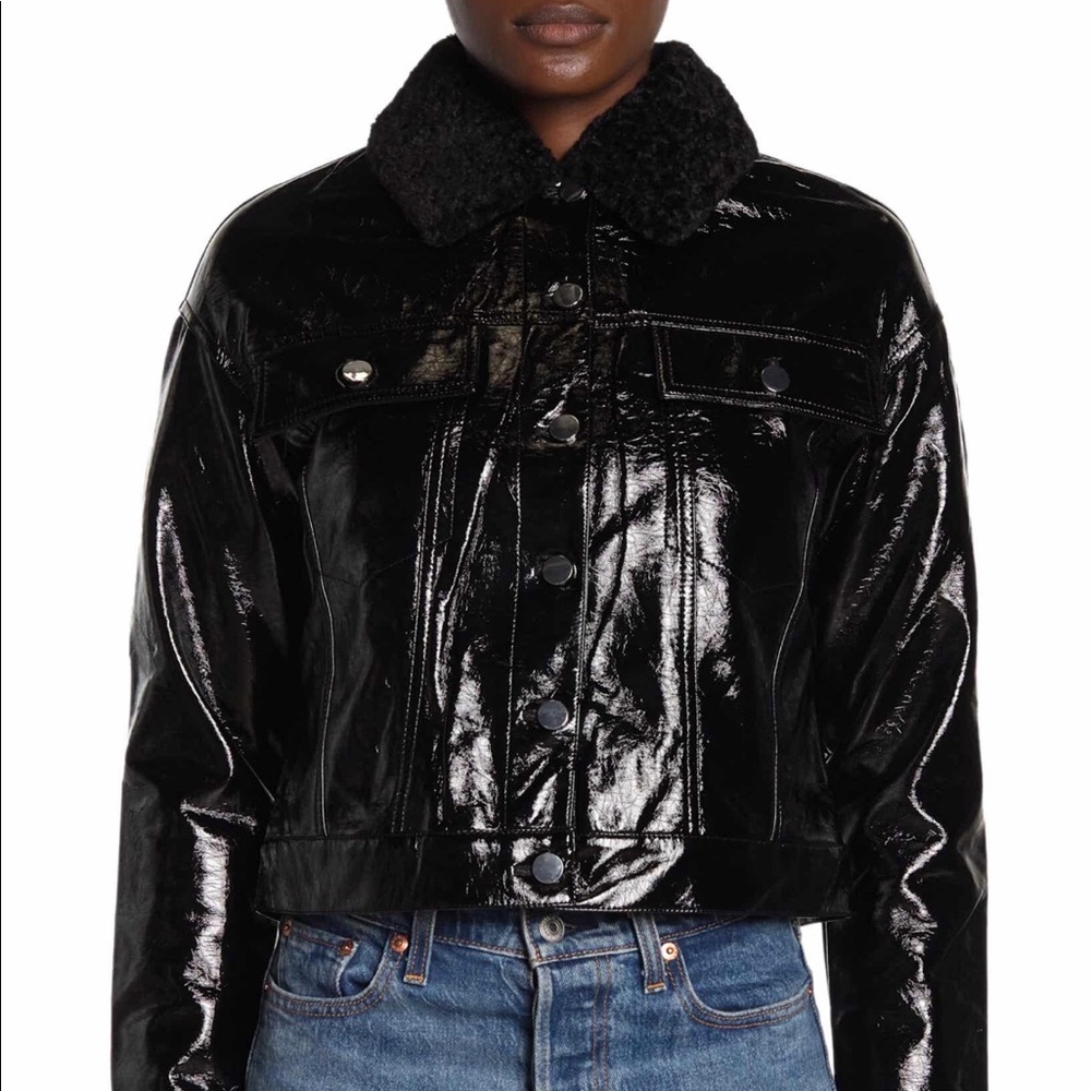 Patent Leather Jacket - Picture 3 of 3